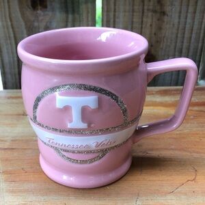 Tennessee Vols Pink Ceramic Coffee Mug with Silver Glitter by Stateline Sports